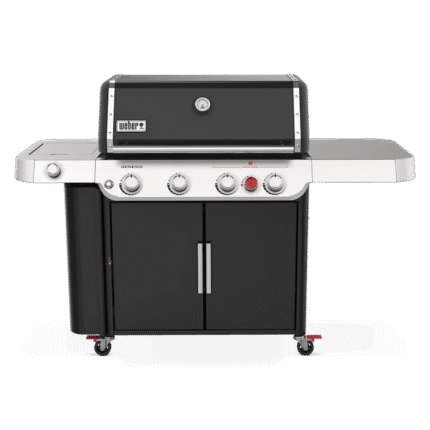 Nexgrill 4-Burner Propane GAS Grill in Black with Side Burner and Stainless Steel Main Lid